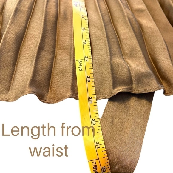 H&M Calf Length Midi Sleeveless Dress with Full & Drapey Plisse Skirt - Picture 14 of 16